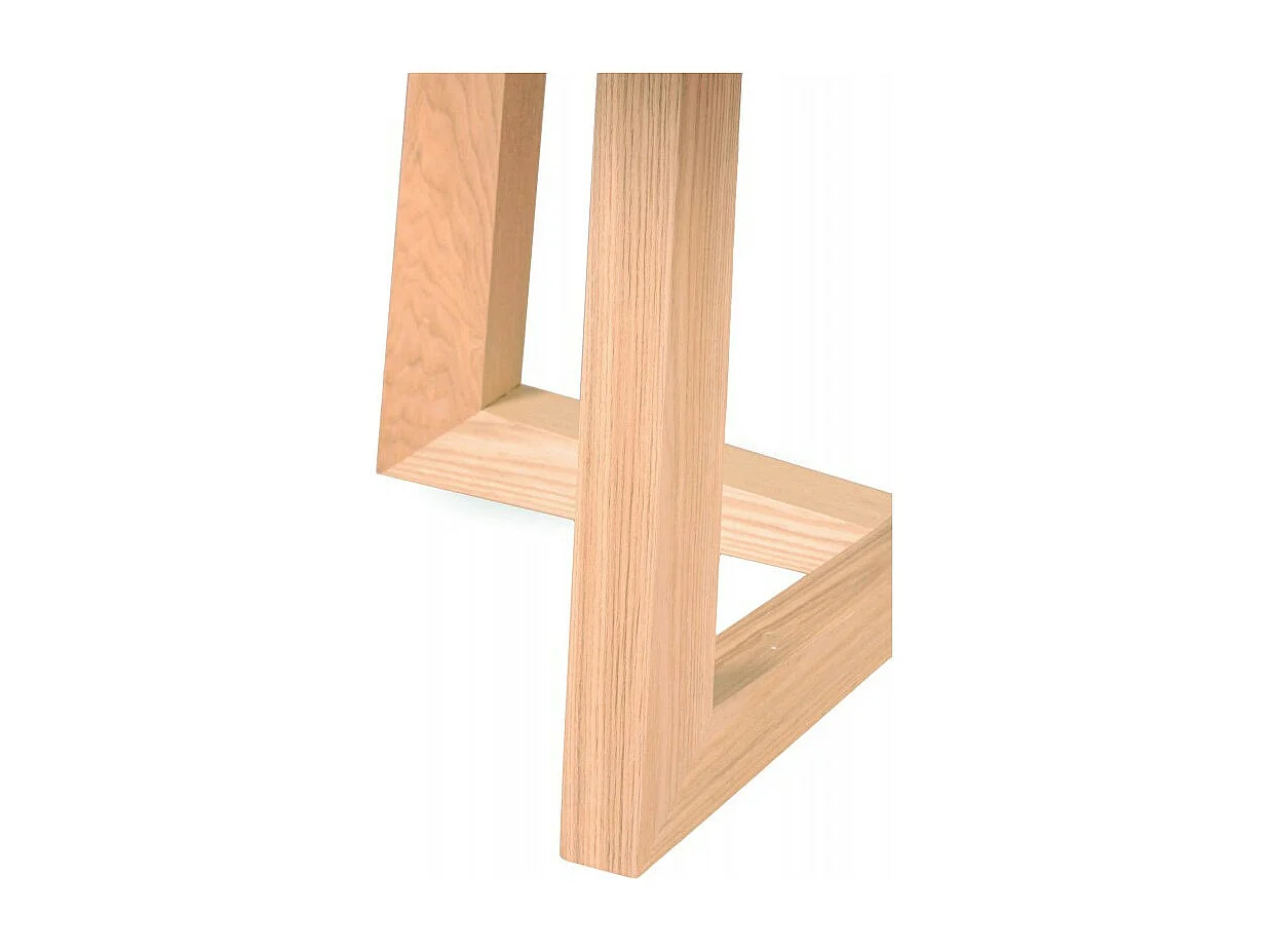 Table à manger ronde bois de frêne clair Tima 150cm