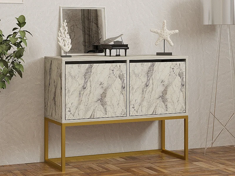 Credenza-Zermat-Marmo Fresia