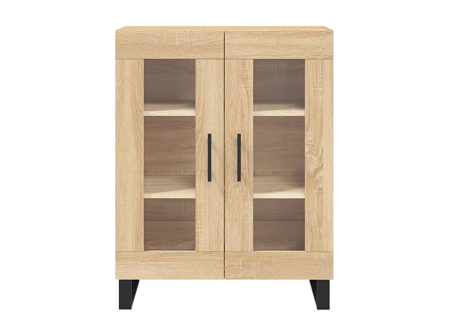 Highboard Sonoma-Eiche 69,5x34x180 cm Holzwerkstoff