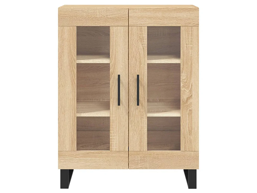 Buffet haut Chêne sonoma 69,5x34x180 cm Bois d'ingénierie
