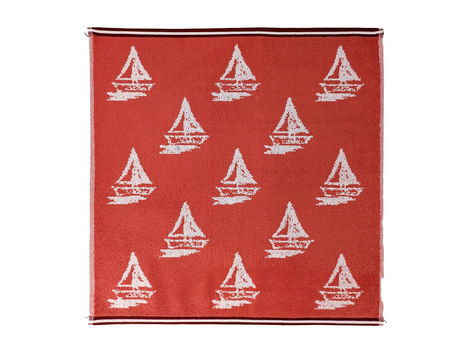 Lot de 2 torchons de cuisine 50x50 cm coton REGATTA orange