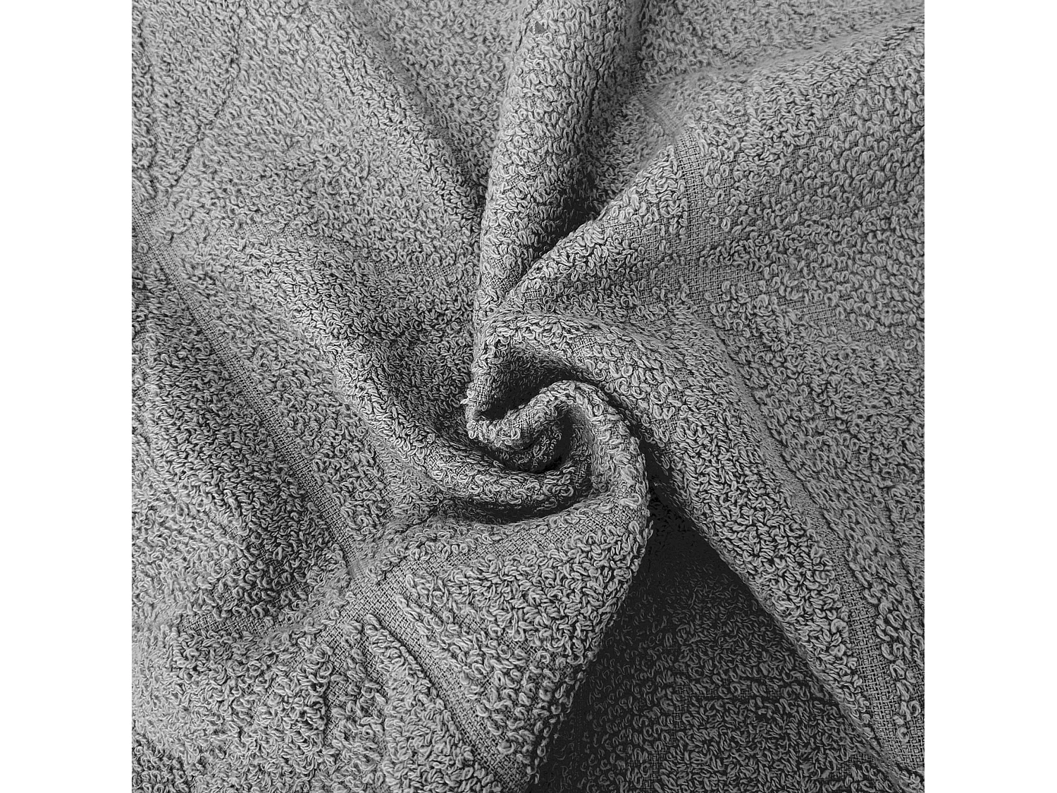 Lot de 2 torchons de cuisine pur coton 50x50 cm OPTICAL gris lunar