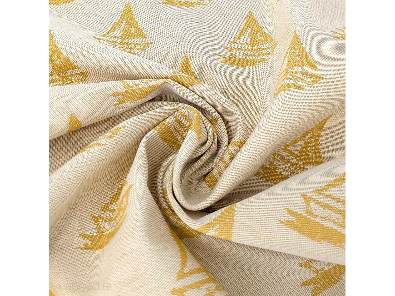 Lot de 2 torchons de cuisine 50x70 cm coton REGATTA jaune