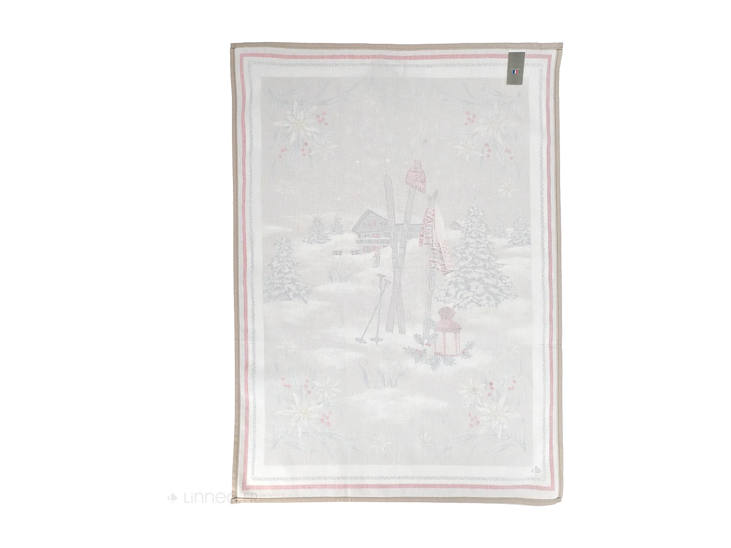 Lot de 2 torchons de cuisine 50x70 cm coton LES GUETS lin