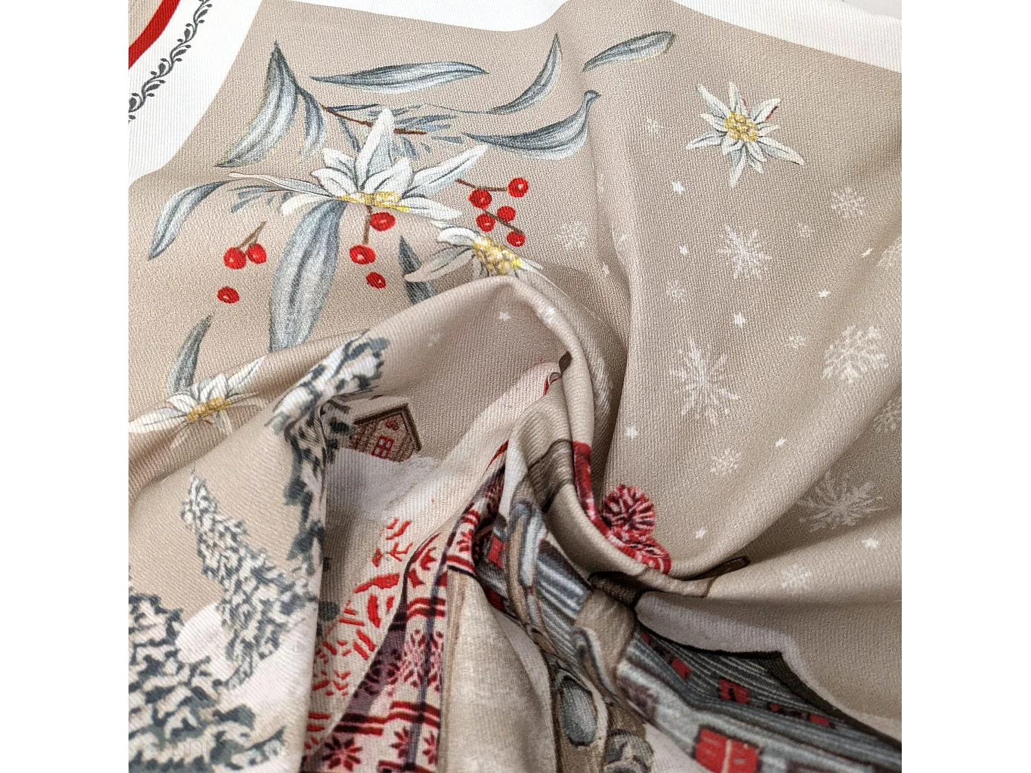 Lot de 2 torchons de cuisine 50x70 cm coton LES GUETS lin