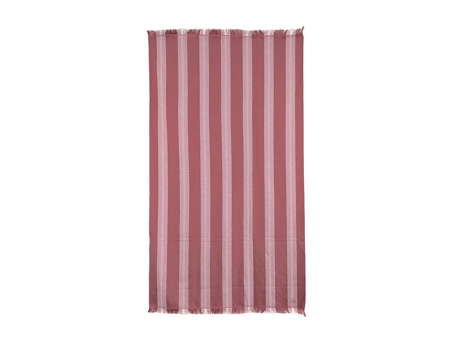 Drap de plage 100x180 cm pur coton collection SUPRAMONTE rouge