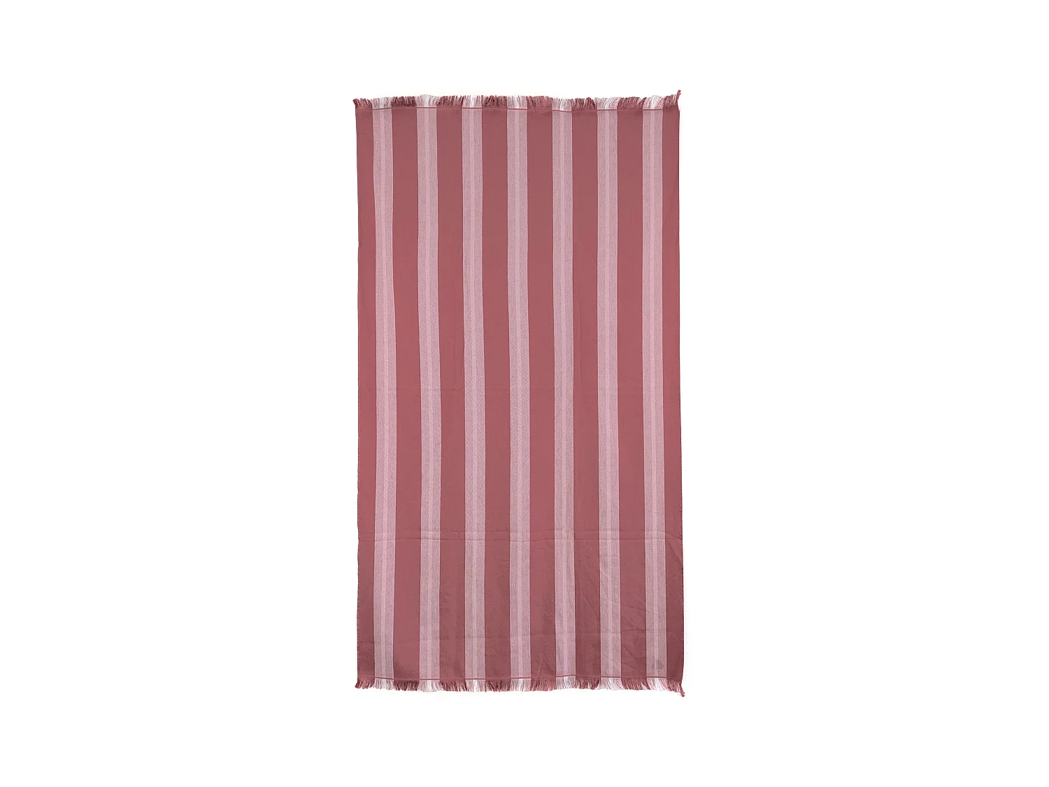 Drap de plage 100x180 cm pur coton collection SUPRAMONTE rouge