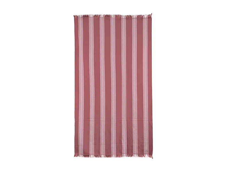 Drap de plage 100x180 cm pur coton collection SUPRAMONTE rouge