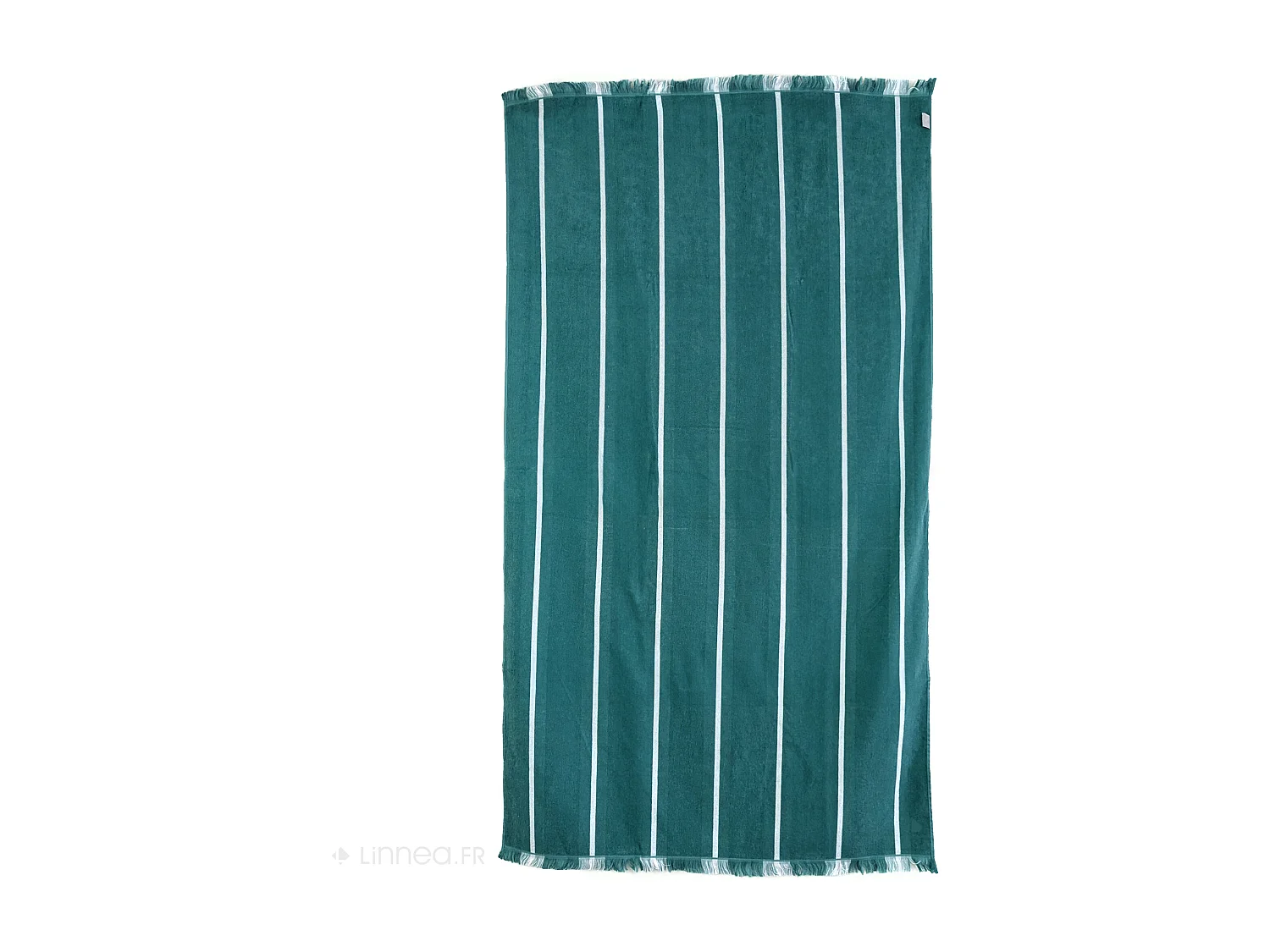 Drap de plage 100x180 cm pur coton collection SUPRAMONTE vert