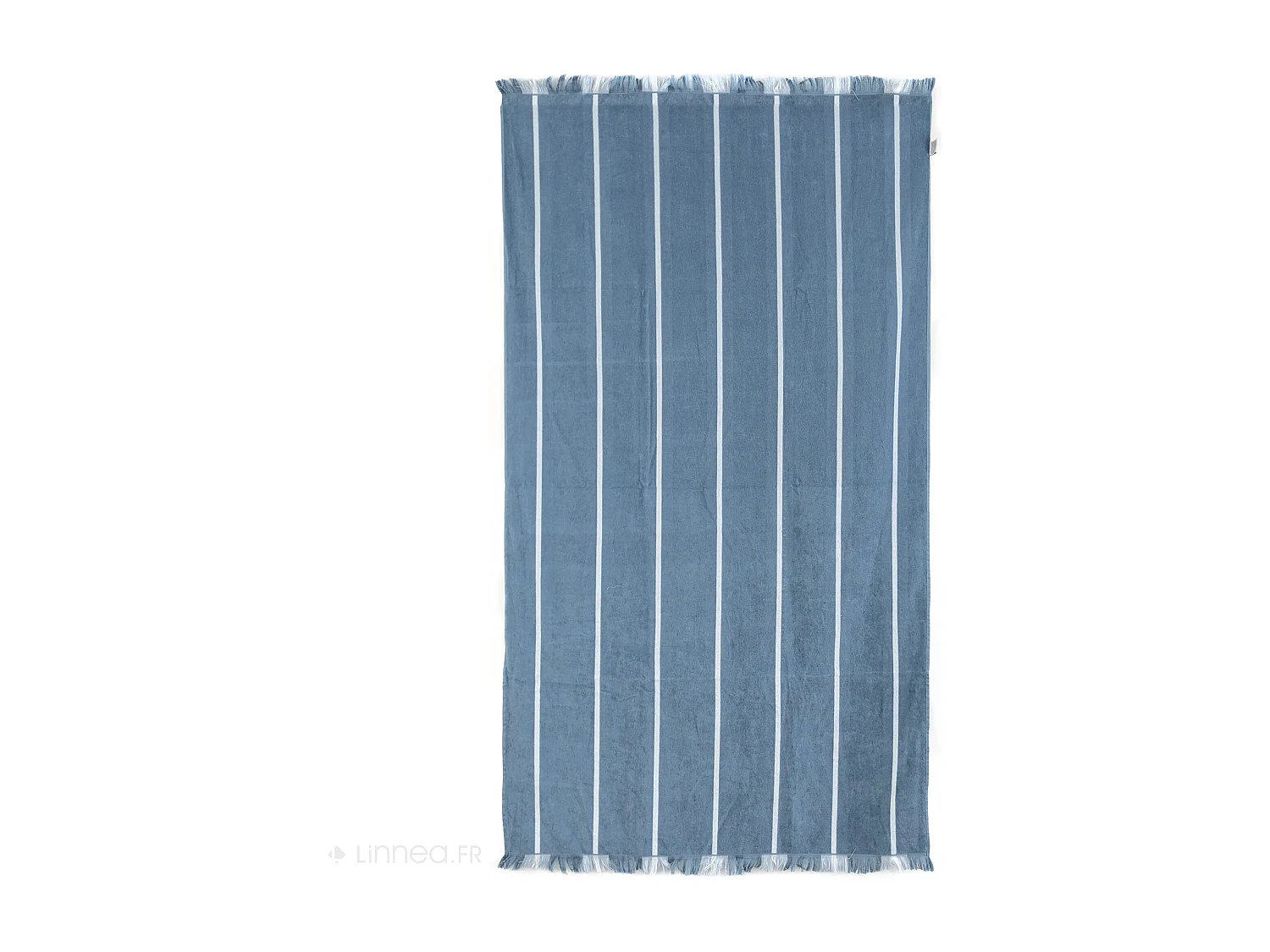 Drap de plage 100x180 cm pur coton collection SUPRAMONTE bleu
