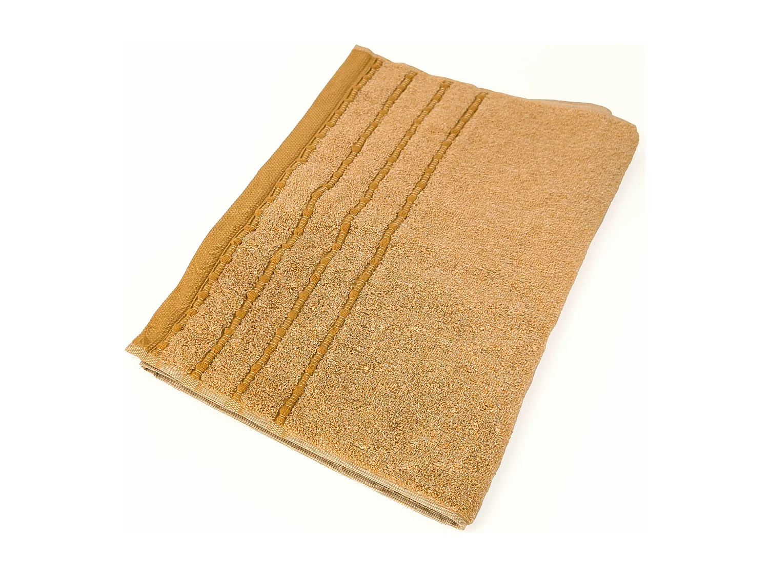 Serviette de toilette coton 500 g/m² 50x100cm VIVID jaune Miel