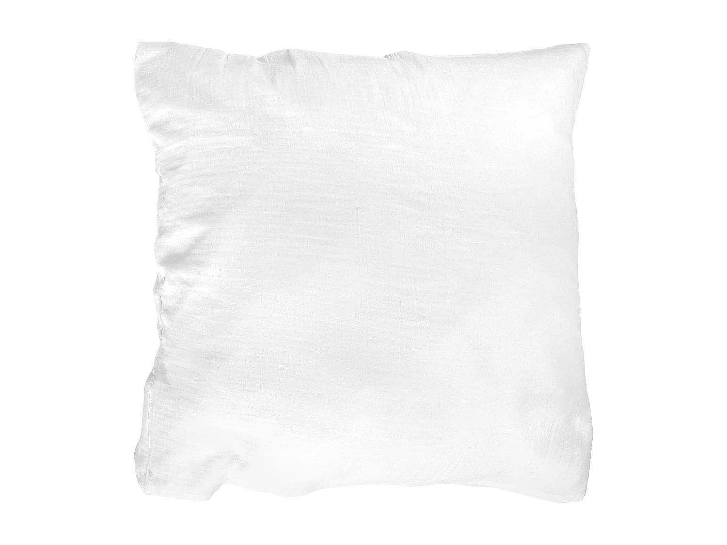 Taie d'oreiller 65x65 cm en double gaze de coton CASSIS Blanc