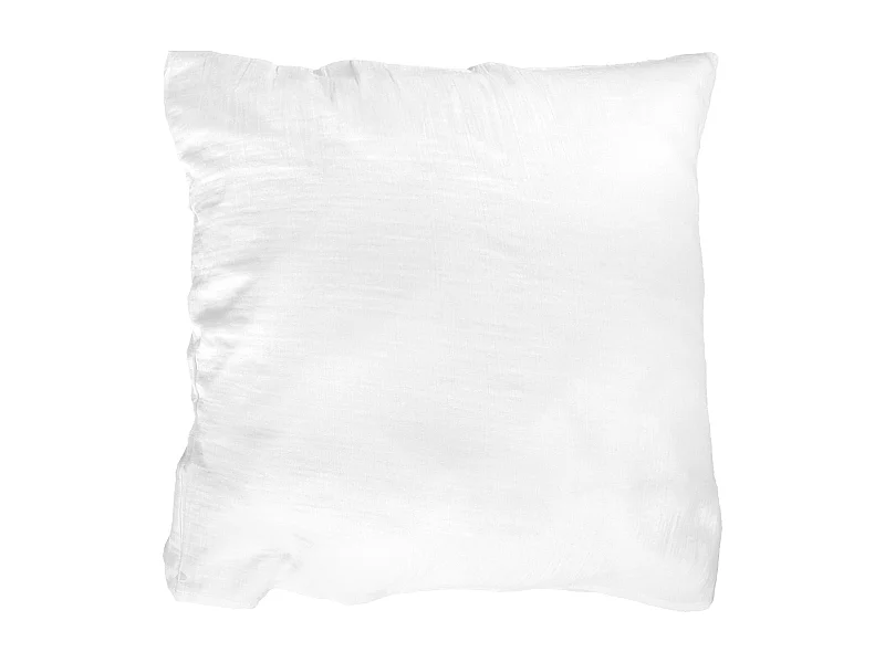 Taie d'oreiller 65x65 cm en double gaze de coton CASSIS Blanc