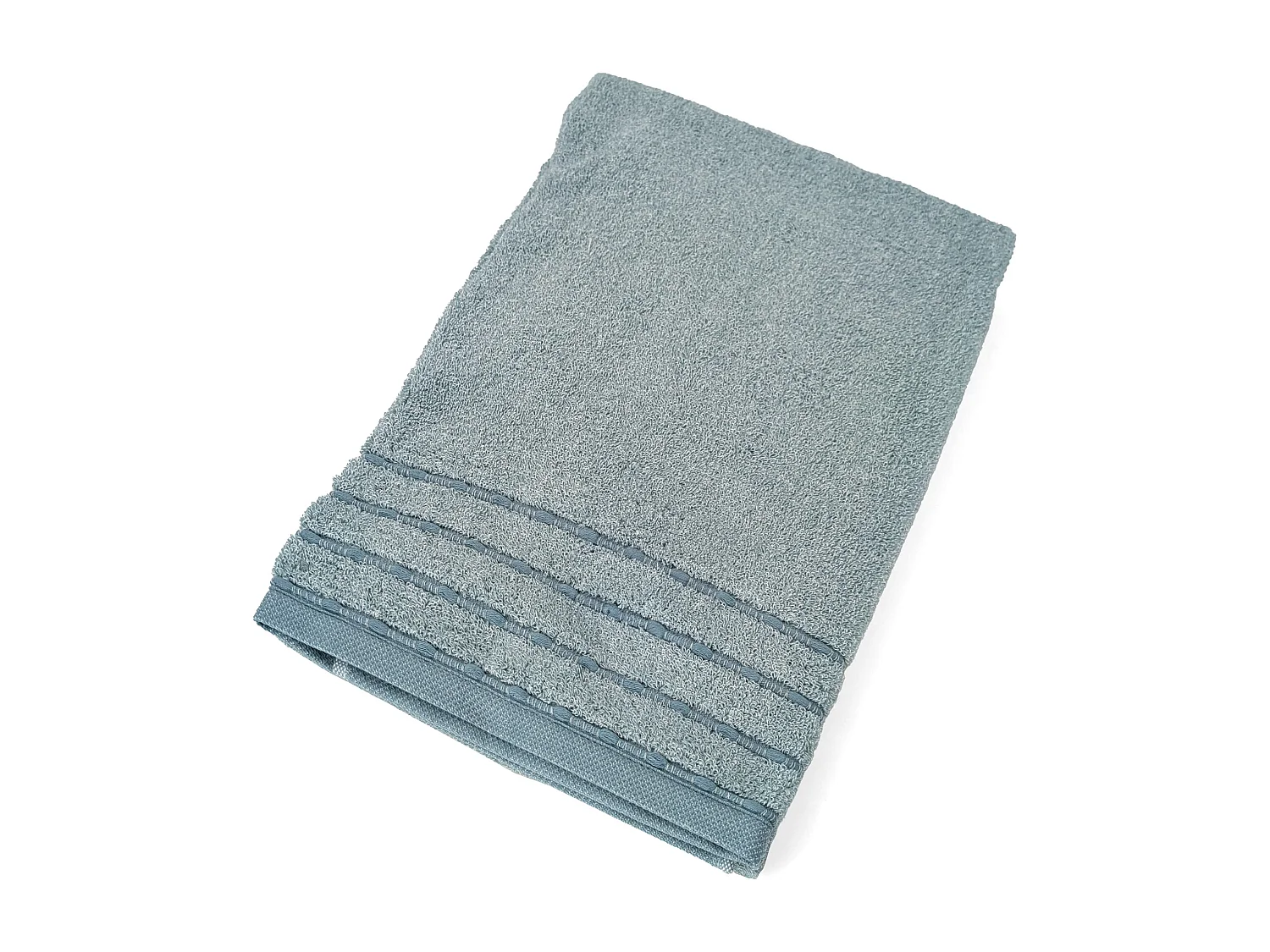 Drap de douche coton 500 g/m² 70x140cm VIVID vert Opaline