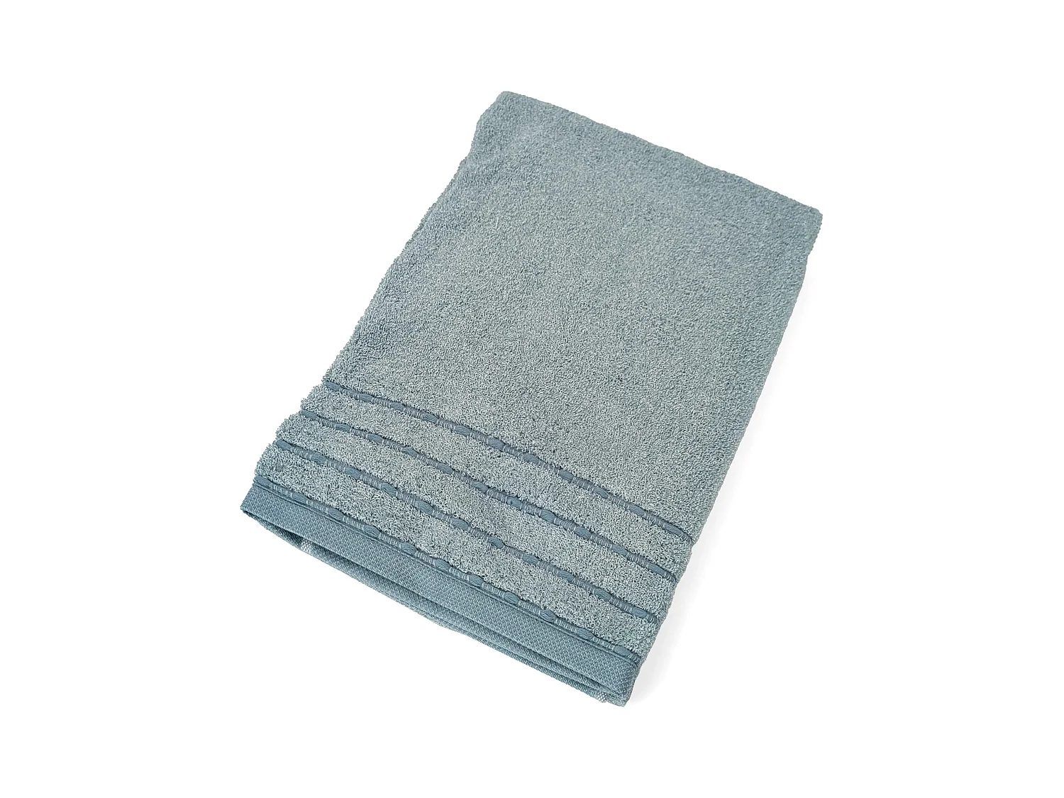 Drap de douche coton 500 g/m² 70x140cm VIVID vert Opaline