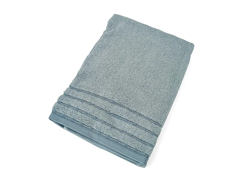 Drap de douche coton 500 g/m² 70x140cm VIVID vert Opaline