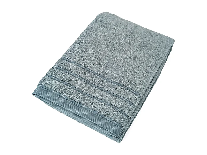 Drap de bain coton 500 g/m² 100x150cm VIVID vert Opaline