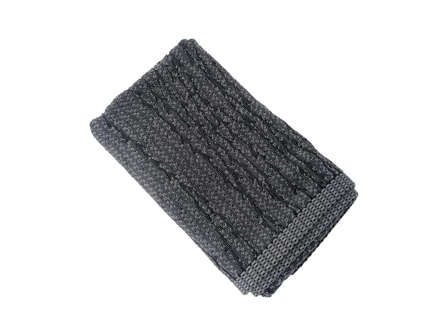 Drap de douche 70x140 cm pur coton collection OSAKA feuillage gris