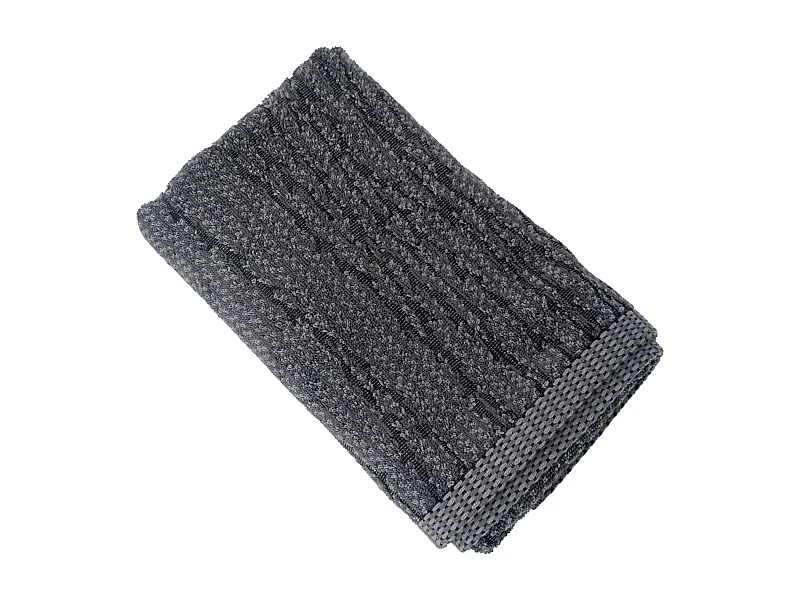 Drap de douche 70x140 cm pur coton collection OSAKA feuillage gris