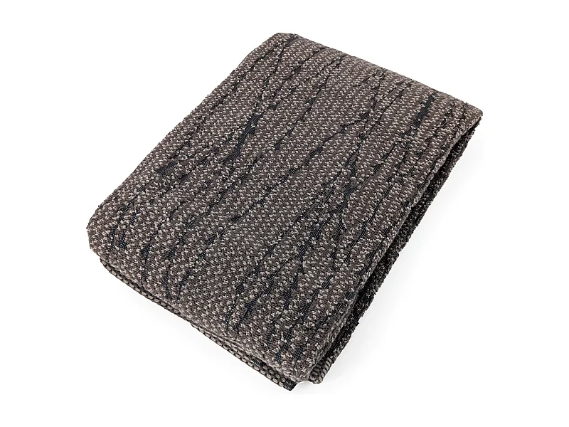 Drap de bain 100x150 cm pur coton collection OSAKA feuillage marron