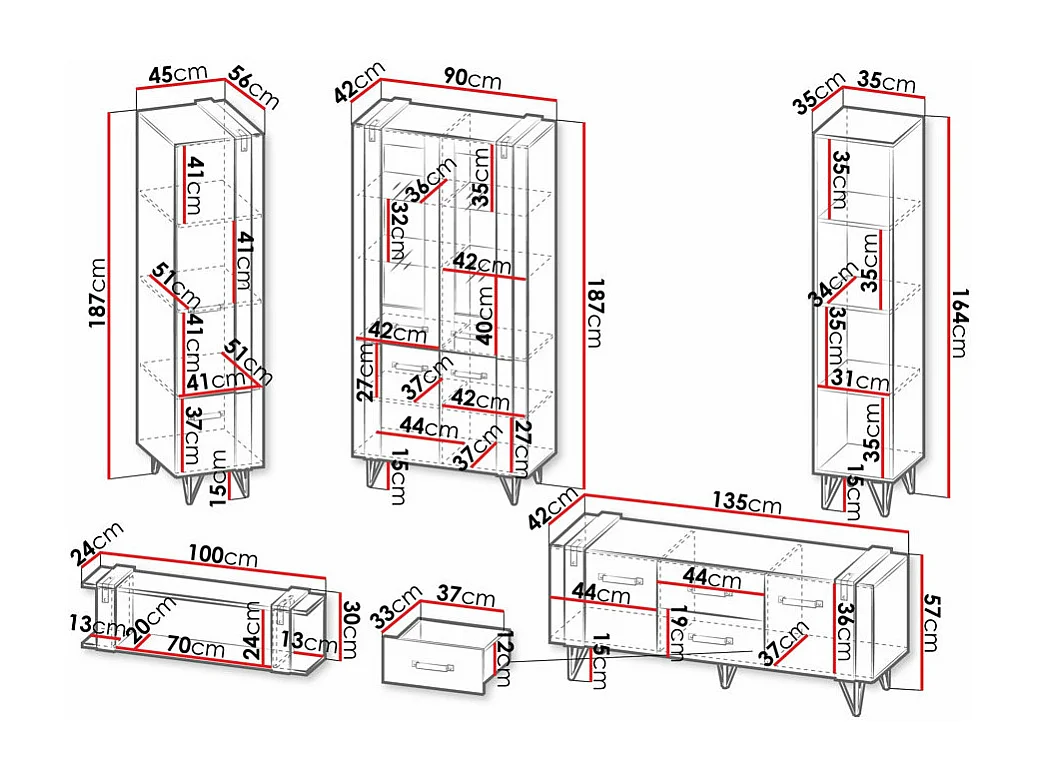 Ensemble de salon Domdele 112