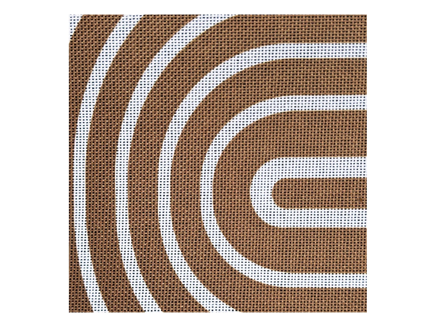 Tapis caoutchouc antidérapant MODERN 50x120 cm marron