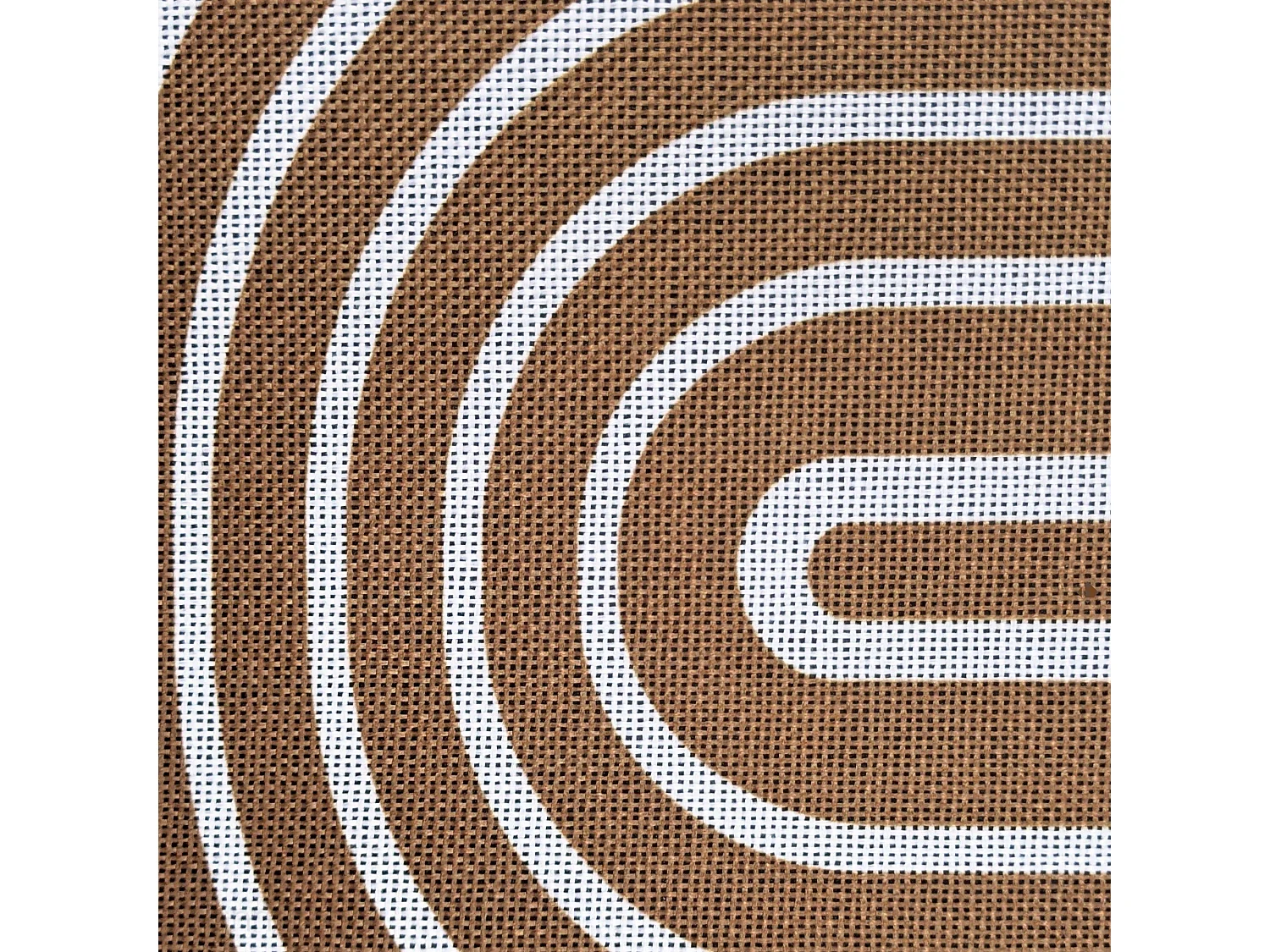 Tapis caoutchouc antidérapant MODERN 50x120 cm marron