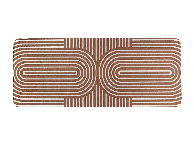 Tapis caoutchouc antidérapant MODERN 50x120 cm marron