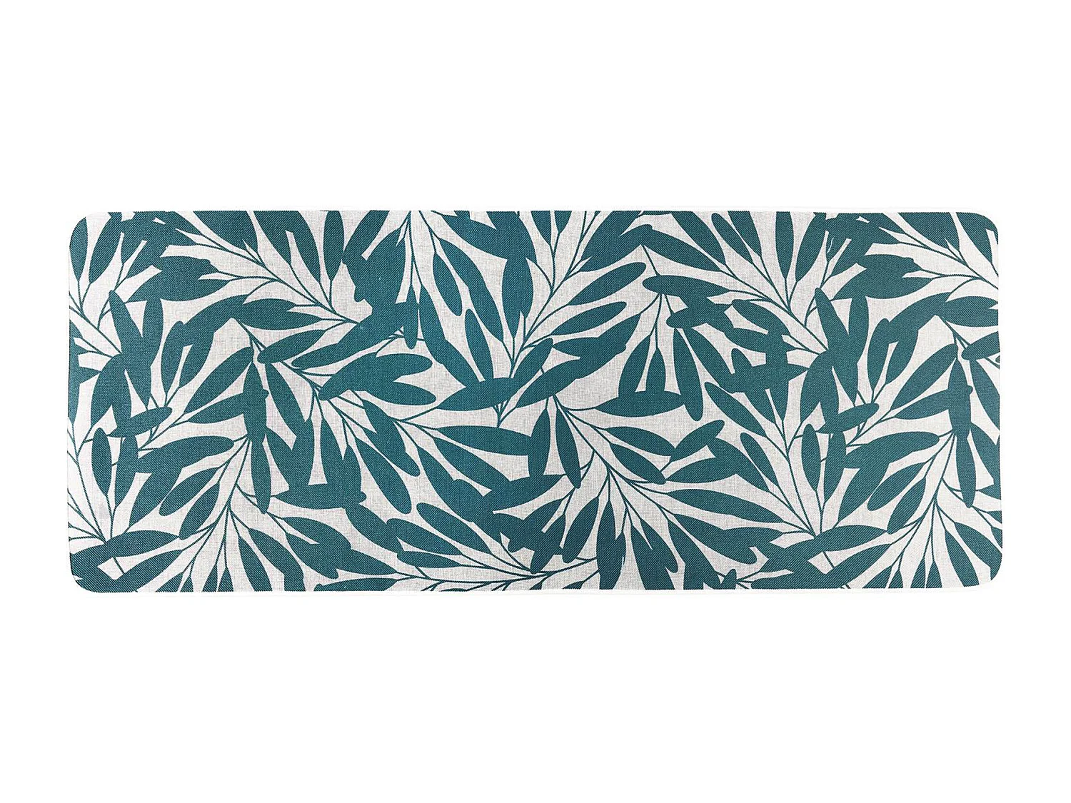 Tapis caoutchouc antidérapant MODERN 50x120 cm vert