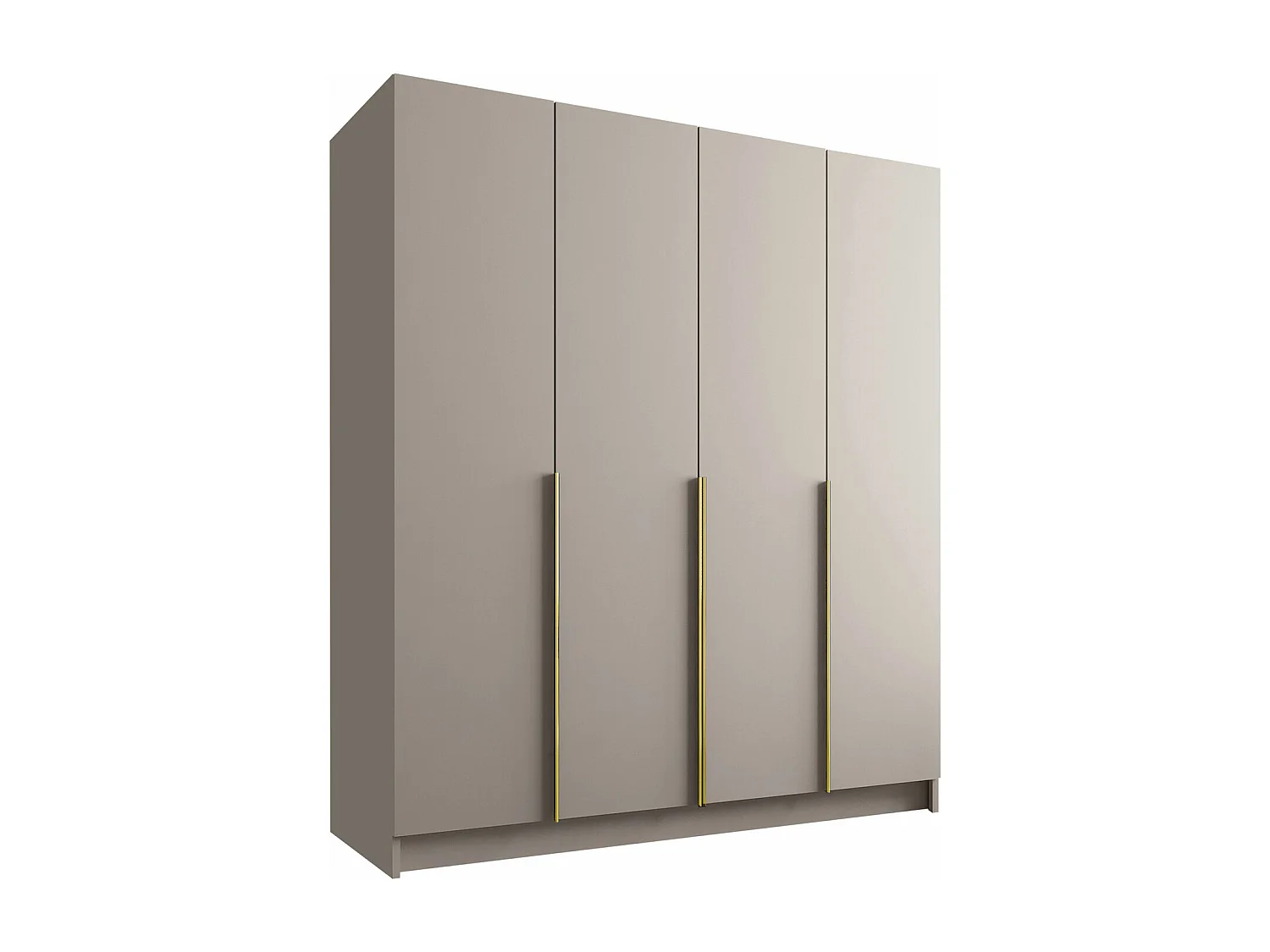 Armadio Closico 192, Cachemire|D'oro, 215x200x58cm, Porte armadi: Battenti