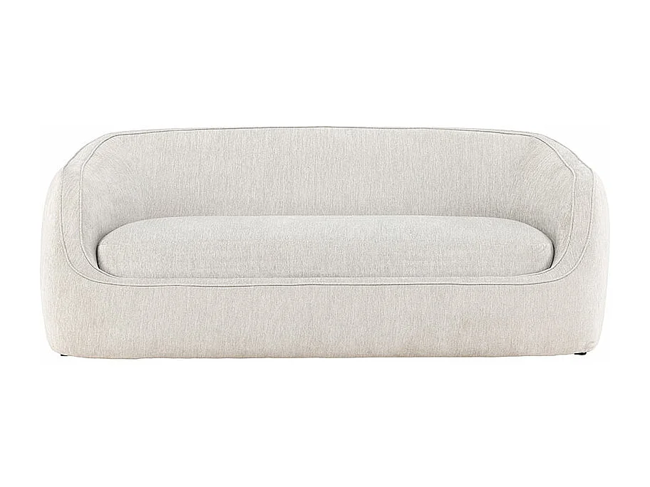 Canapé 3 Places Design "Elio" 196cm Gris Clair