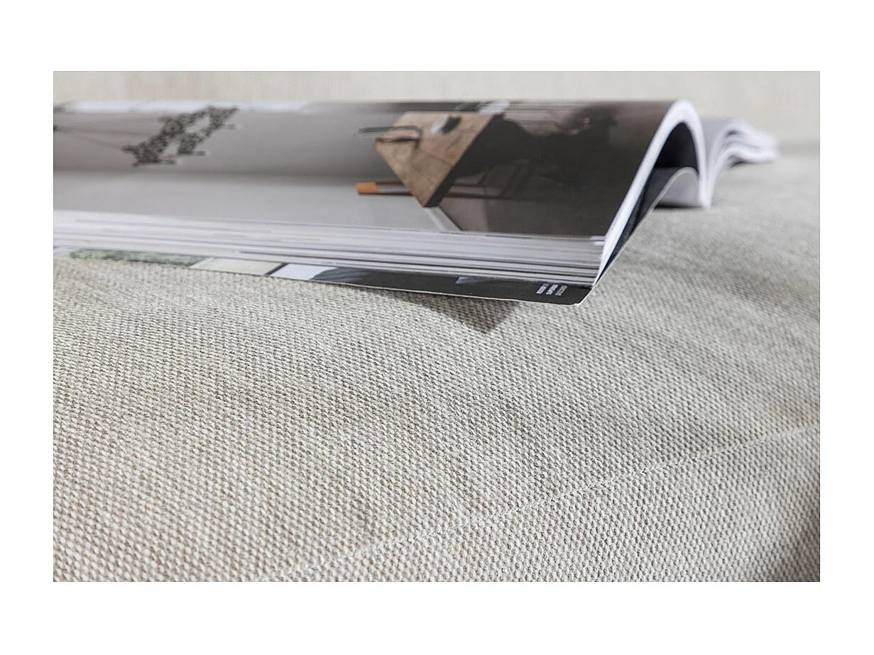 Canapé 3 Places Design "Elio" 196cm Gris Clair