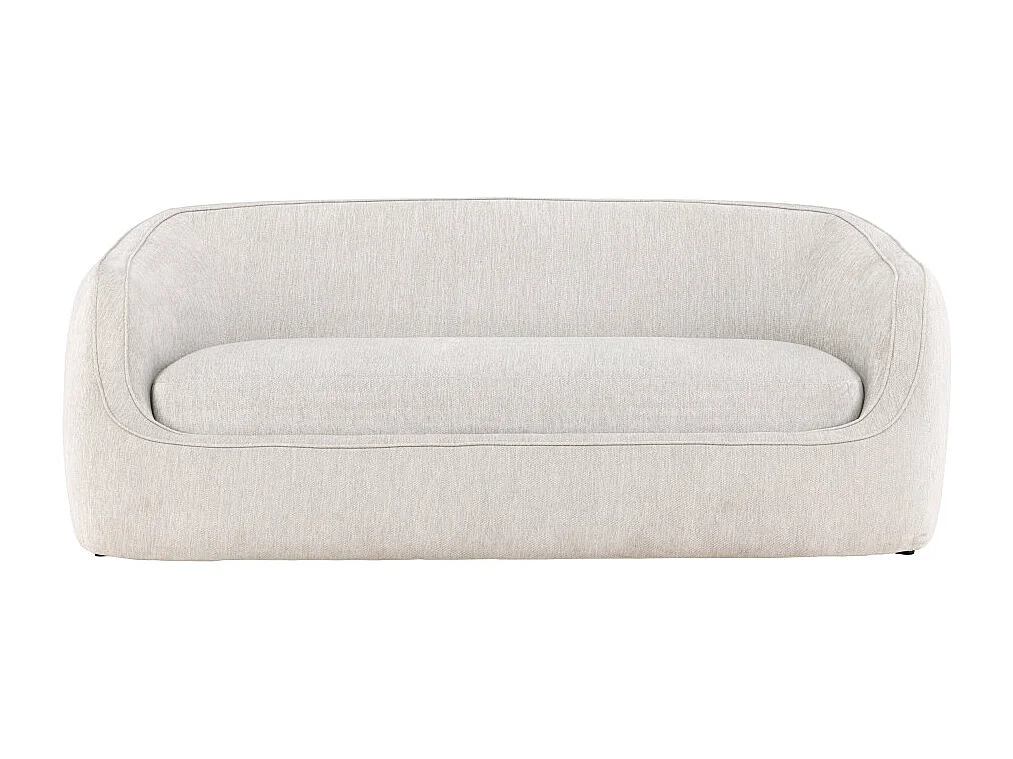 Canapé 3 Places Design "Elio" 196cm Gris Clair