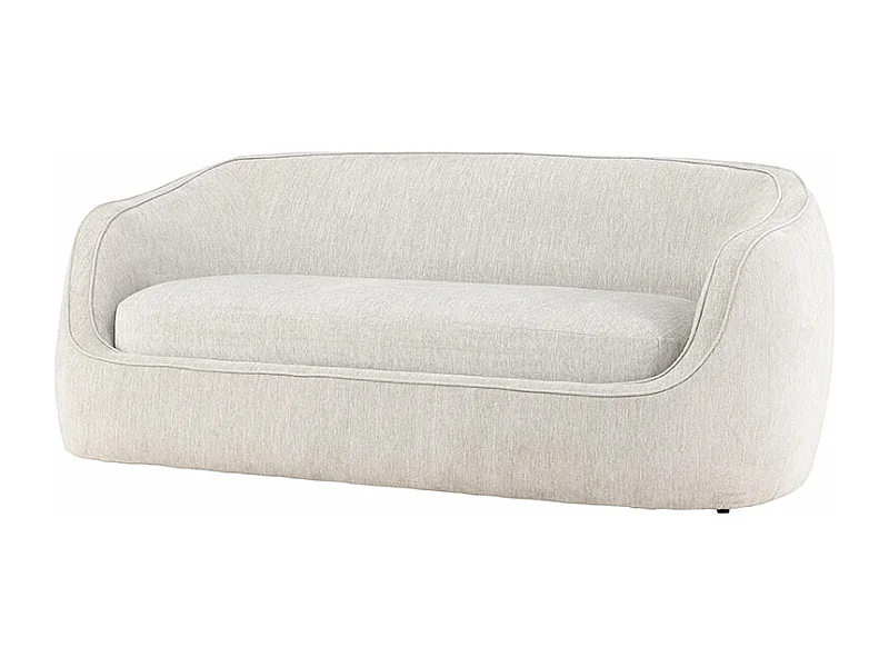 Canapé 3 Places Design "Elio" 196cm Gris Clair