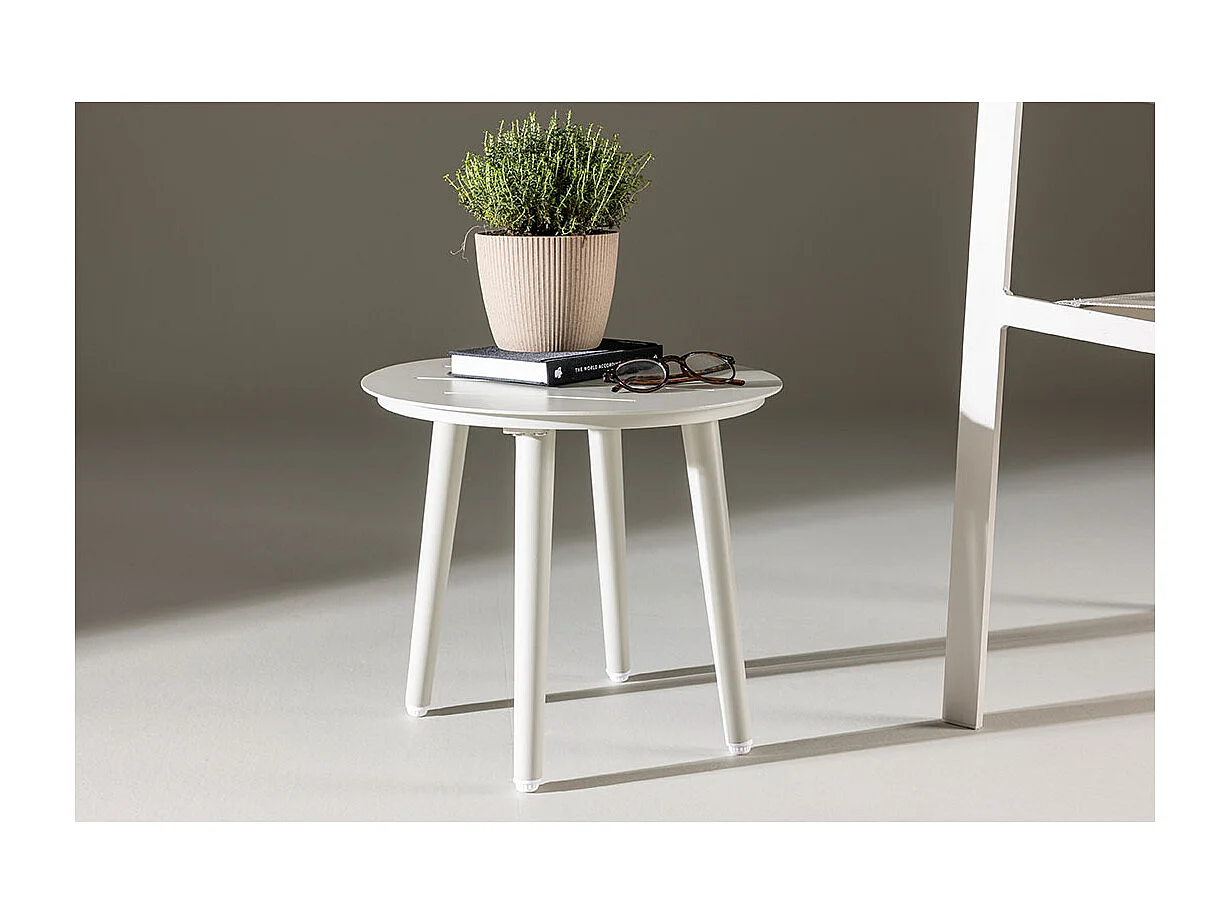 Lina Couchtisch Ø40cm beige.