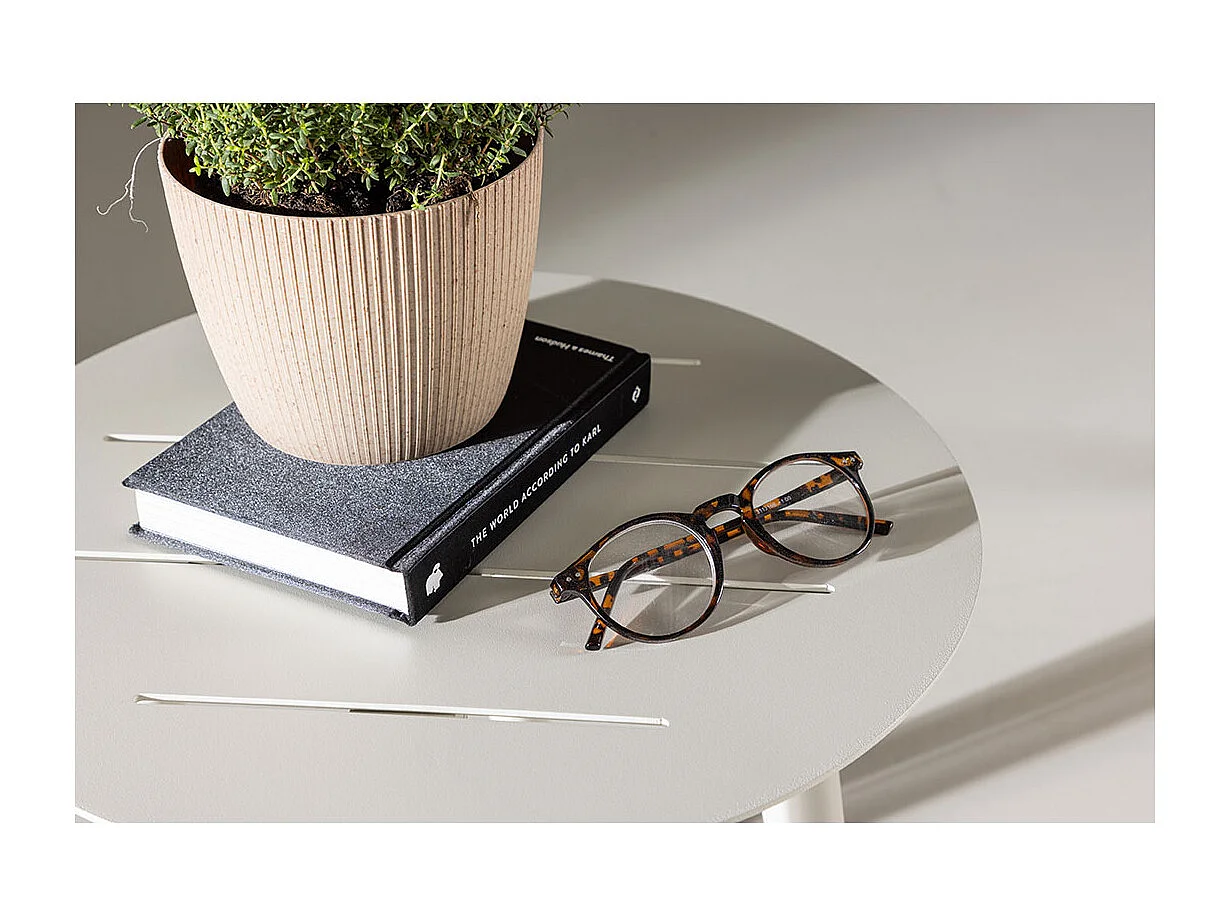 Lina Couchtisch Ø40cm beige.