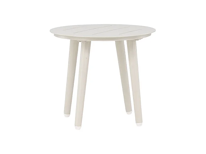 Table d'Appoint de Jardin Ronde "Lina" 40cm Beige