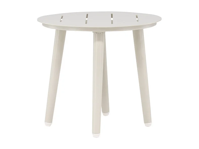 Table d'Appoint de Jardin Ronde "Lina" 40cm Beige