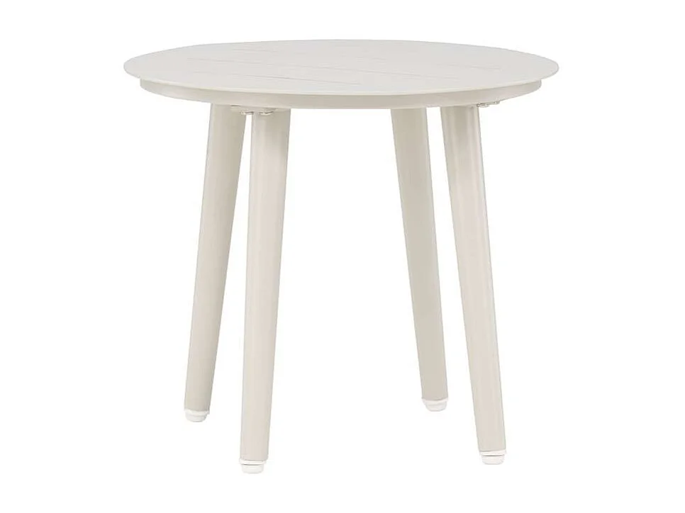 Table d'Appoint de Jardin Ronde "Lina" 40cm Beige