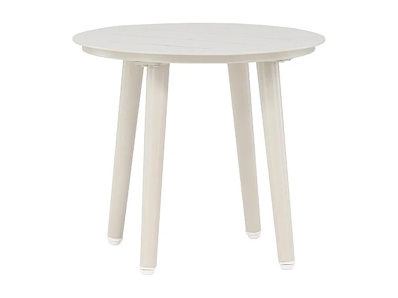 Table d'Appoint de Jardin Ronde "Lina" 40cm Beige