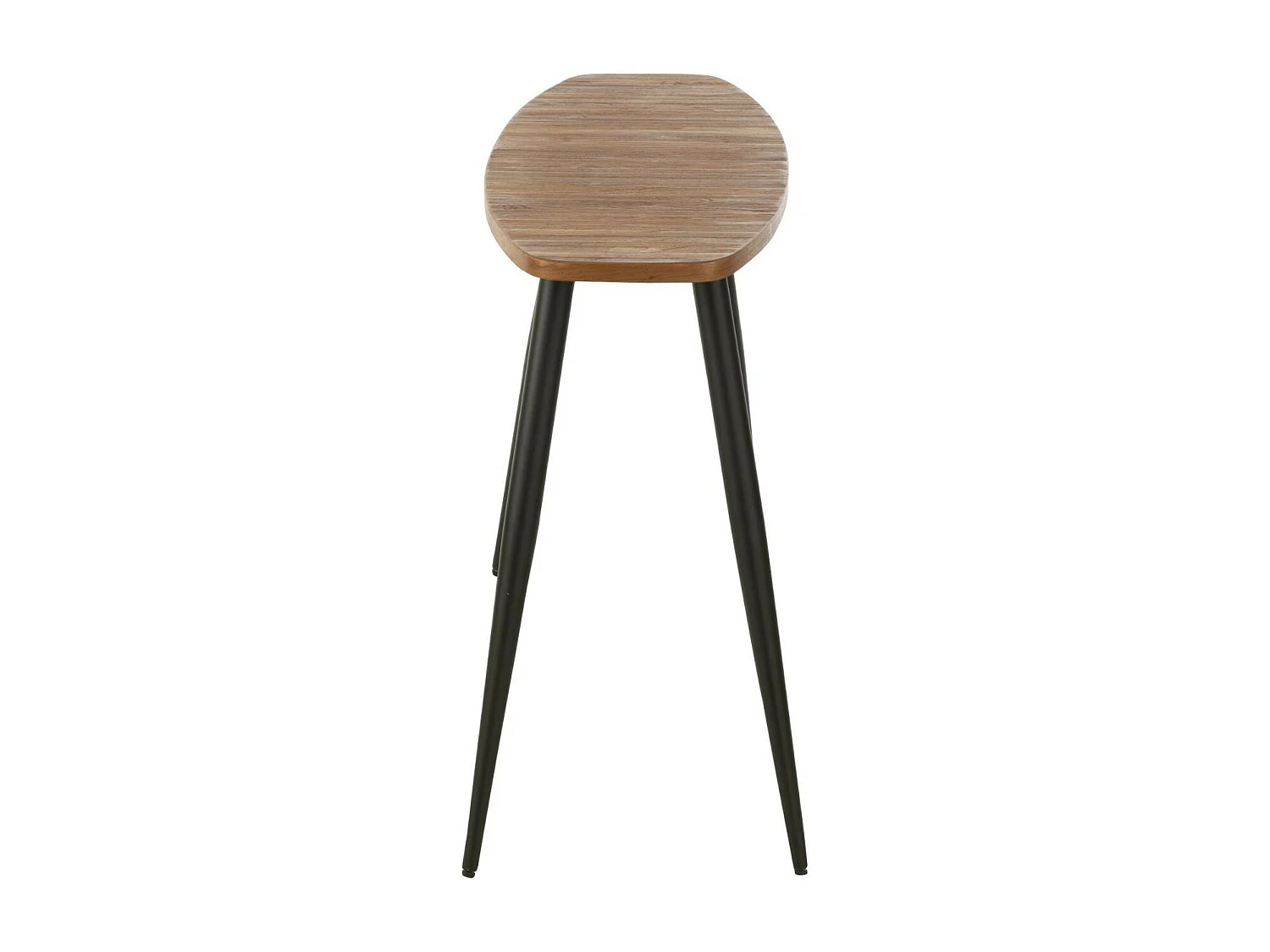 Console Ovale en Bois "Teck" 120cm Naturel