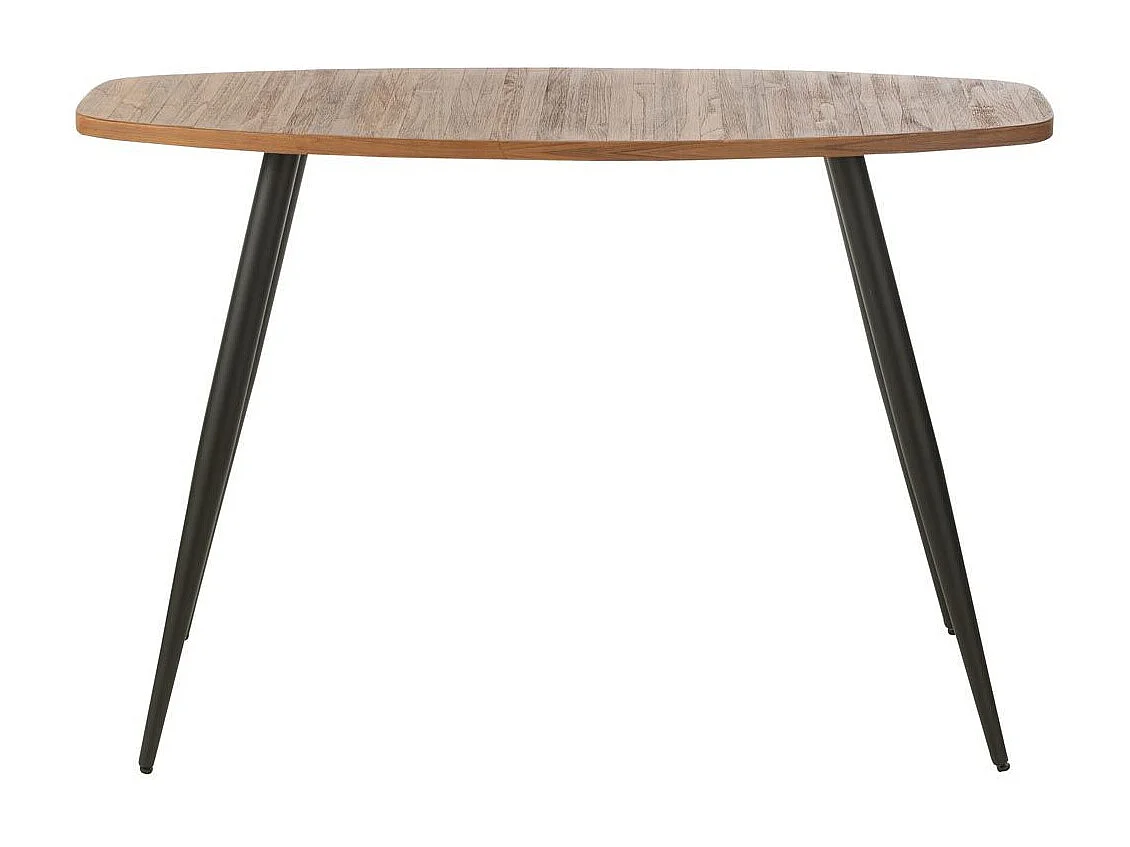 Console Ovale en Bois "Teck" 120cm Naturel