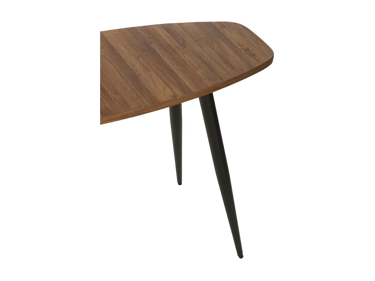 Console Ovale en Bois "Teck" 120cm Naturel