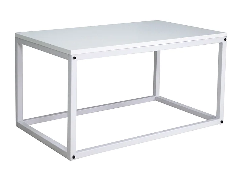 Tavolino da salotto bianco, tavolino da caffè mod. Adam