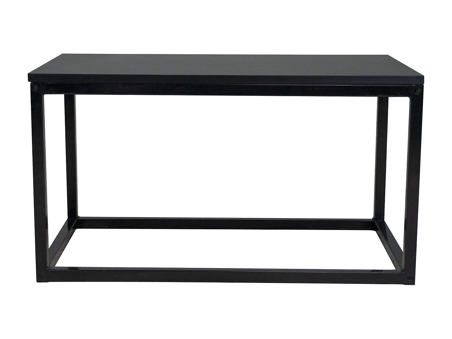 Tavolino da salotto nero, tavolino da caffè mod. Adam