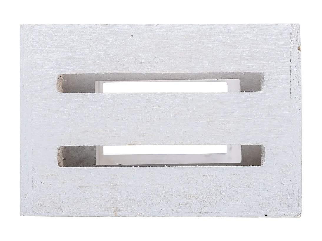 Conjunto de 2 cómodas de madeira branca