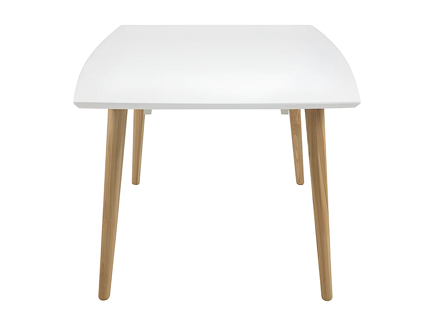 Eettafel - 160x100 cm - wit - TINJAN