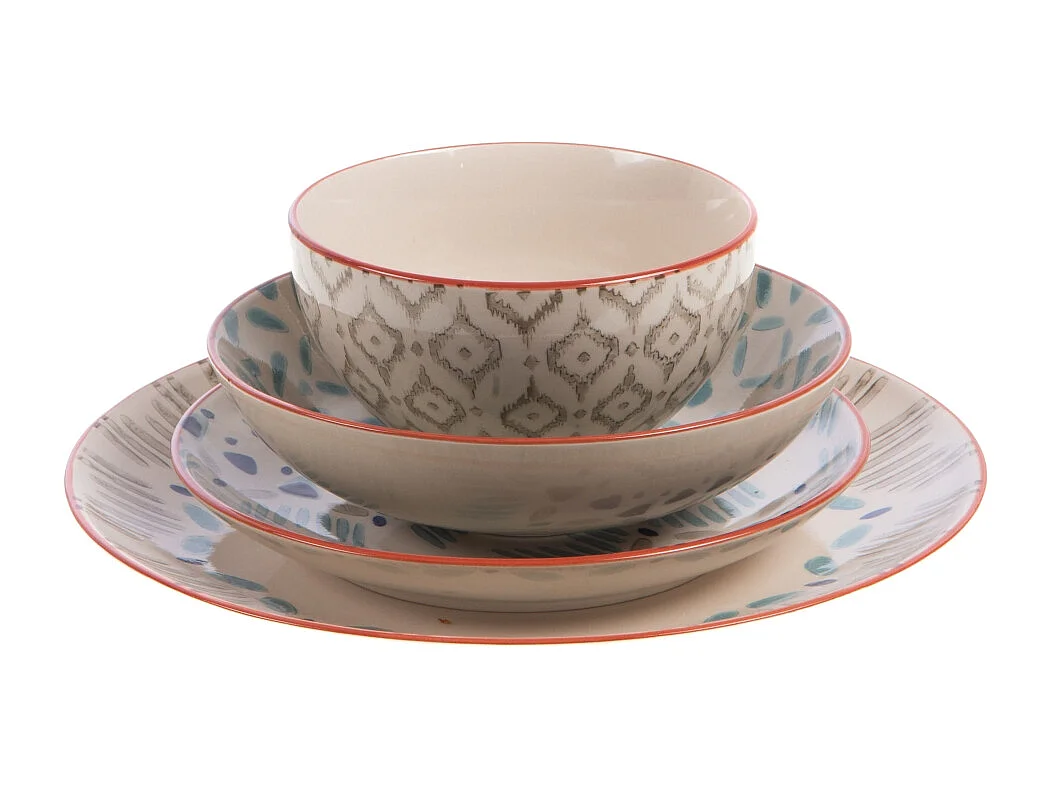 Assiette plate Keola 26 cm (lot de 6)