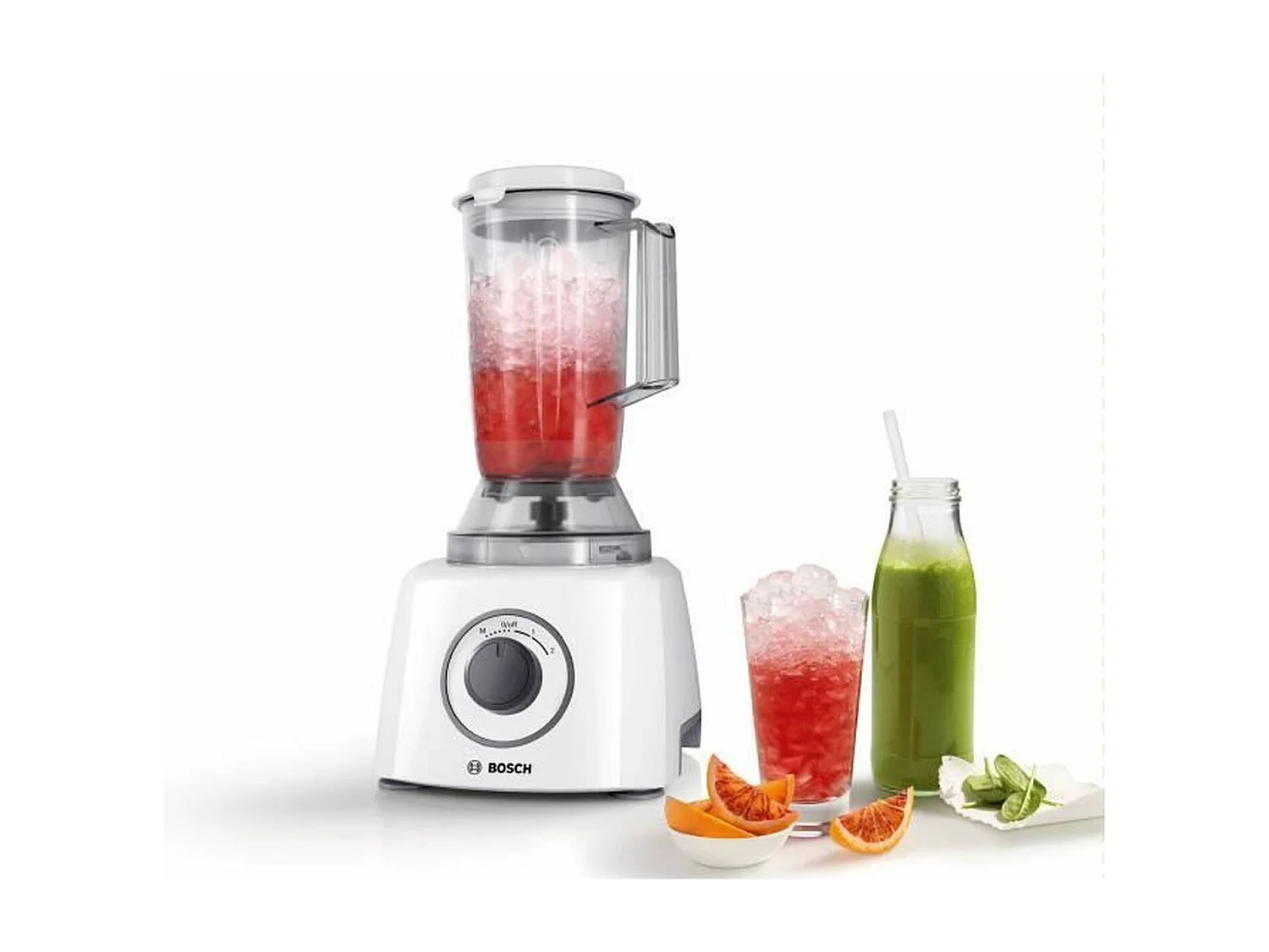 Weißer Multifunktionsroboter – 800 W – 2,3 l Rührschüssel