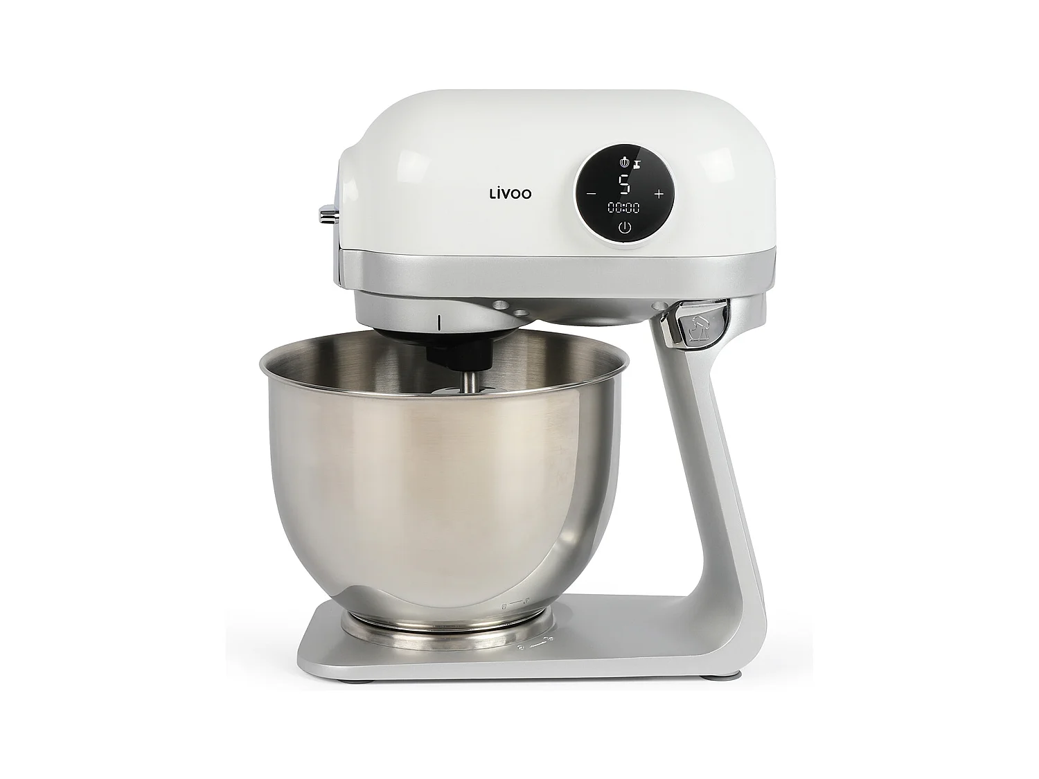 Livoo Robot pâtissier multifonction 5l 1200w blanc - dop234